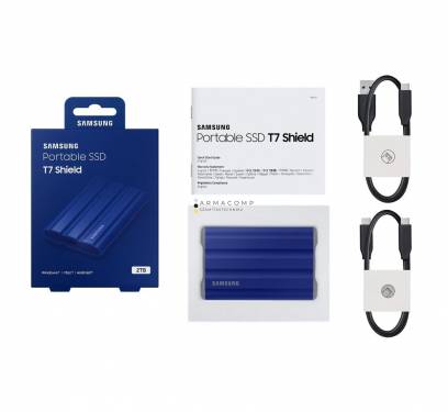 Samsung 2TB USB3.2 T7 Shield Blue