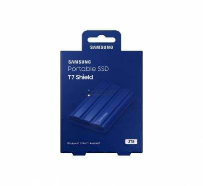 Samsung 2TB USB3.2 T7 Shield Blue