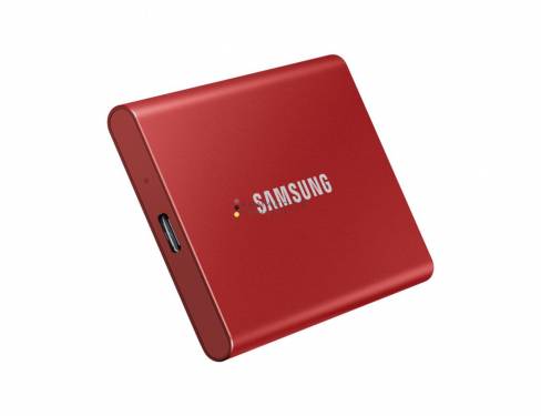 Samsung 2TB USB3.2/USB Type-C T7 Metallic Red