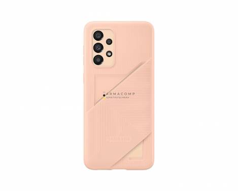 Samsung A33 5G Cover with Card Slot Peach