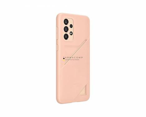 Samsung A33 5G Cover with Card Slot Peach