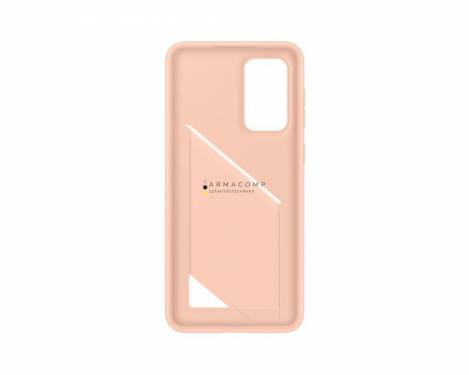 Samsung A33 5G Cover with Card Slot Peach