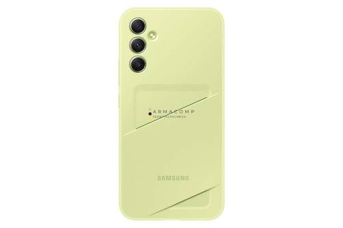 Samsung A34 Card Slot Case Lime