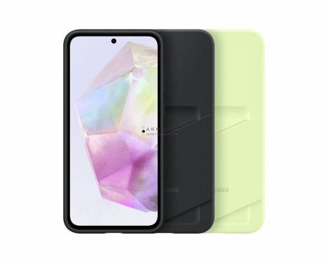 Samsung A35 Card Slot Case Lime