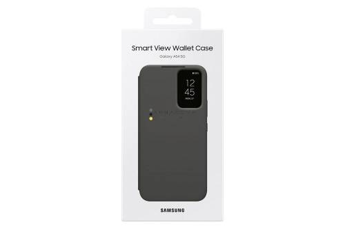 Samsung A54 Smart View Wallet Case Black