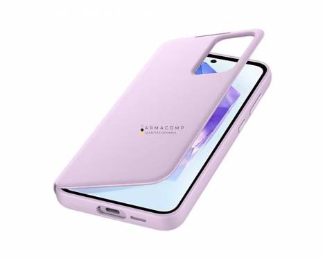 Samsung A55 Smart View Wallet Case Lavender