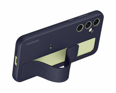 Samsung A55 Standing Grip Case Blue Black