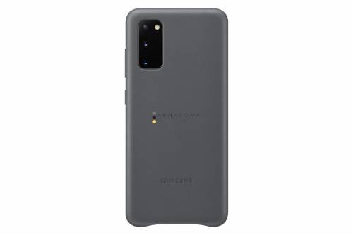 Samsung Galaxy S20 Ultra Leather Cover Grey