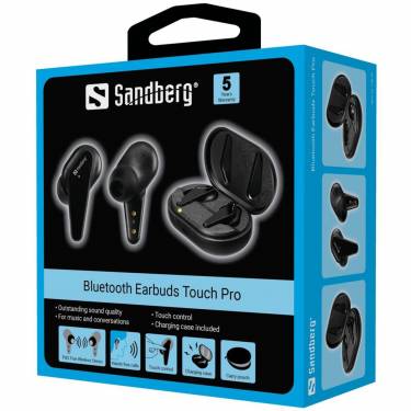 Sandberg Bluetooth Earbuds Touch Pro Headset Black