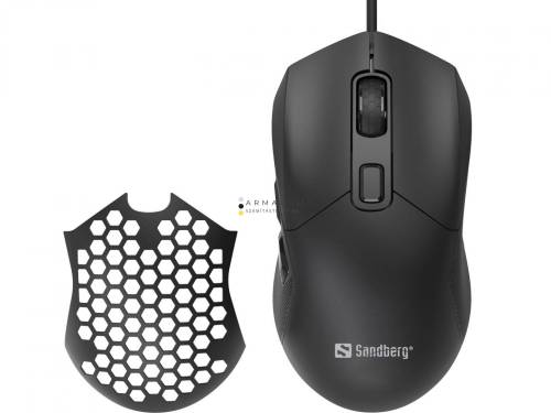 Sandberg FlexCover 6D Gamer mouse Black