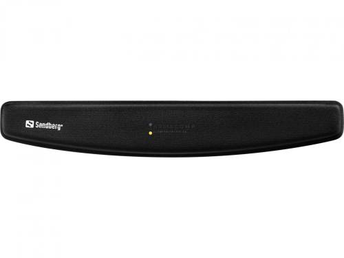 Sandberg Gel wrist rest for keyboard Black