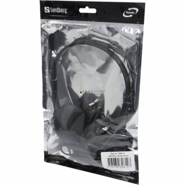 Sandberg USB Office Headset Saver Black