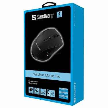 Sandberg Wireless Mouse Pro Black