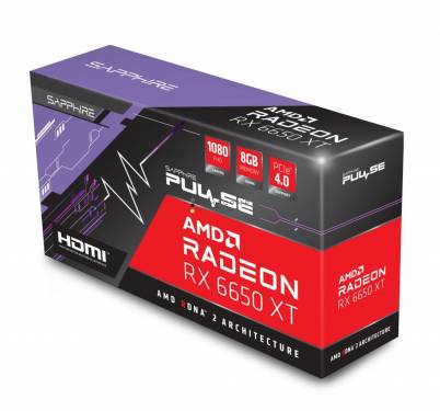 Sapphire Radeon RX6650 XT 8GB DDR6 Gaming Pulse