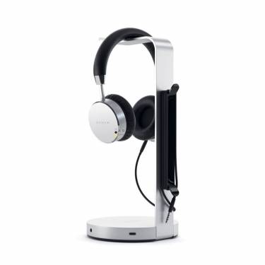 Satechi Aluminum USB Headphone Stand Silver