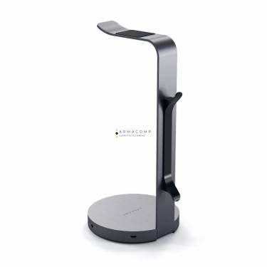 Satechi Aluminum USB Headphone Stand Space Gray