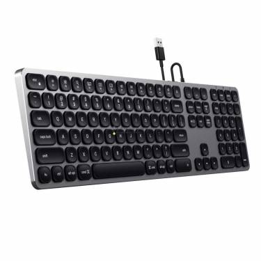 Satechi Aluminum Wired Keyboard for Mac Space Gray US