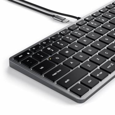 Satechi Slim W1 Type-C Keyboard Grey/Black US