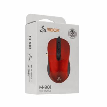 SBOX M-901 Mouse Red