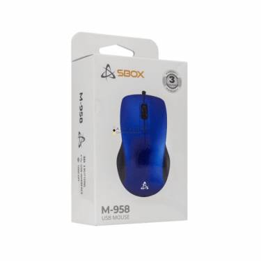 SBOX M-958 Mouse Blue