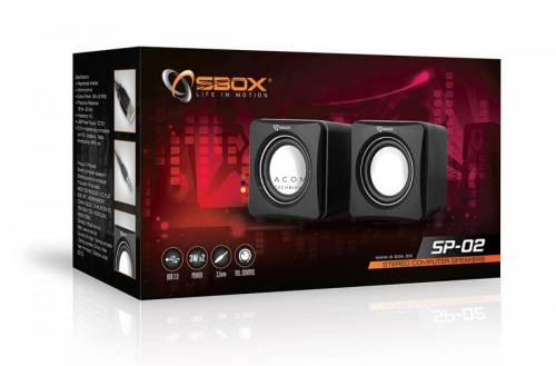 SBOX SP-02 hangszóró Black