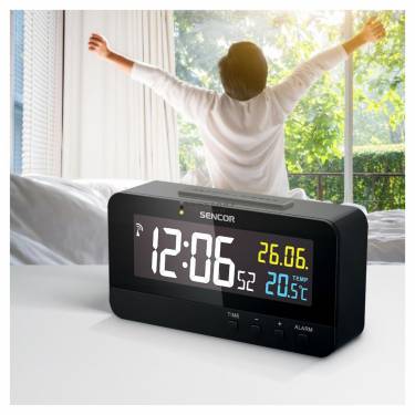 Sencor SDC 4800 B Alarm Clock with Thermometer