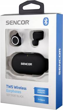 Sencor SEP 510BT True Wireless Bluetooth Headset Black