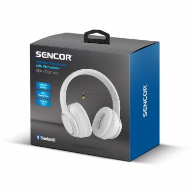 Sencor SEP 710BT Bluetooth Headset White