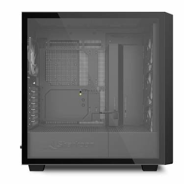 Sharkoon Rebel C70G RGB Tempered Glass Black/Wood