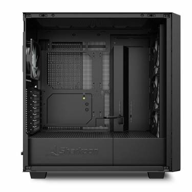 Sharkoon Rebel C70G RGB Tempered Glass Black/Wood