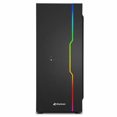 Sharkoon RGB Slider Tempered Glass Black