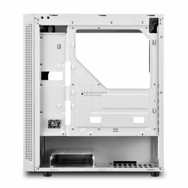 Sharkoon RGB Slider Tempered Glass White