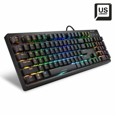 Sharkoon Skiller SGK30 RGB Red Switch mechanical gaming keyboard Black US