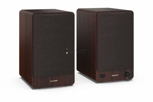 Sharp CP-SS30BR Bookshelf Speaker Brown