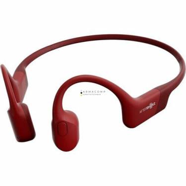 Shokz Openrun Bone Conduction Open-Ear Endurance Wireless Bluetooth Headphones Red