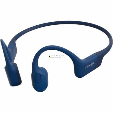 Shokz Openrun Bone Conduction Open-Ear Endurance Wireless Bluetooth Headphones Blue