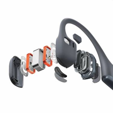 Shokz OpenRun Pro 2 Bluetooth Open-Ear Sport Headset Black