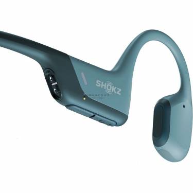 Shokz Openrun Pro Bone Conduction Open-Ear Endurance Wireless Bluetooth Headphones Blue