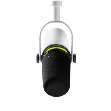 Shure MV7+ Podcast Microphone White