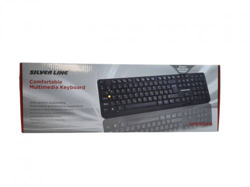 Silverline KB-MM818 Keyboard Black HU