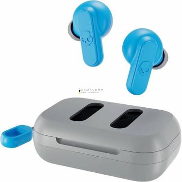 Skullcandy Dime 2 S2DBW-P740 True Wireless Bluetooth Earbuds Light Grey/Blue