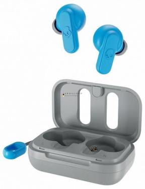 Skullcandy Dime True Wireless Bluetooth Earbuds Light Grey/Blue