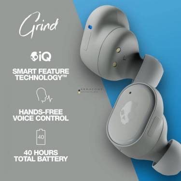 Skullcandy GRIND True Wireless Bluetooth Headset Light Gray/Blue