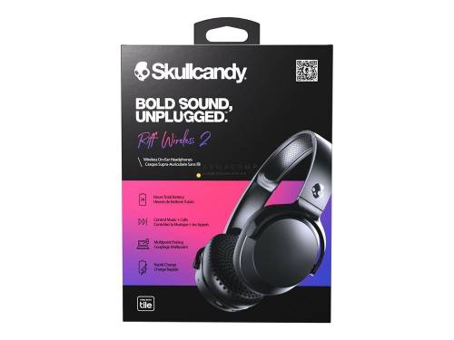 Skullcandy S5PRW-P740 Riff 2 Wireless Bluetooth Headset Black