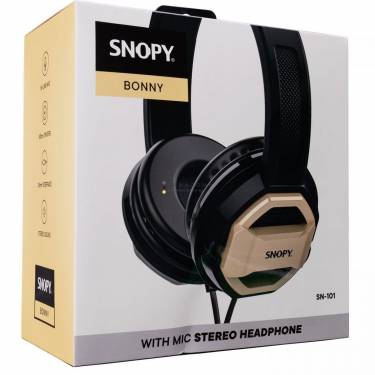 Snopy SN-101 Bonny Headset Black/Gold