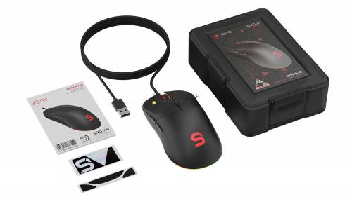 SPC Gear GEM Plus RGB Gamber Mouse Black