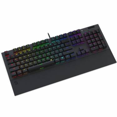 SPC Gear GK650K Omnis Kailh Blue Mechanical RGB Gamer Keyboard Black US