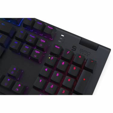 SPC Gear GK650K Omnis Kailh Blue Mechanical RGB Gamer Keyboard Black US