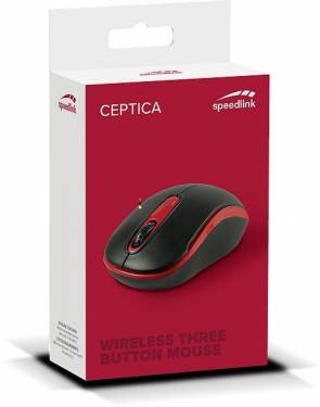 Speedlink Ceptica Wireless mouse Black/Red