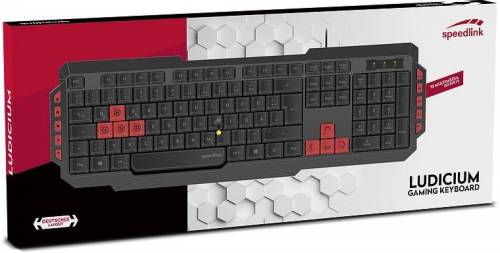 Speedlink Ludicium gaming keyboard Black